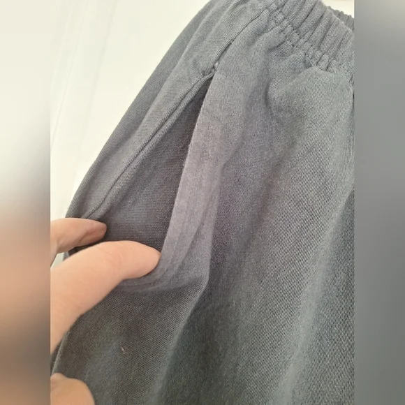 Cut Loose Gray Wide Leg Pants with Relaxed Fit - Picture 3 of 9